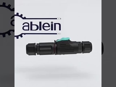 LP12 Mehradriger wasserdichter Steckverbinder aus Kunststoff, Industriesensor, IP68, Stecker/Buchse, Luftfahrtstecker