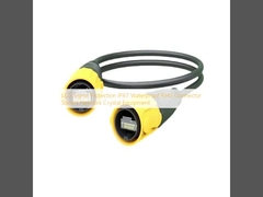 LED-Signalschutz IP67 wasserdicht RJ45 Steckdosen Anschluss Steckdose Kristallnetzausrüstung