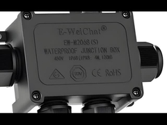 Wasserdichte Kabelabzweigdose, 1 Eingang zu 4 Ausgängen, Schutzart IP68