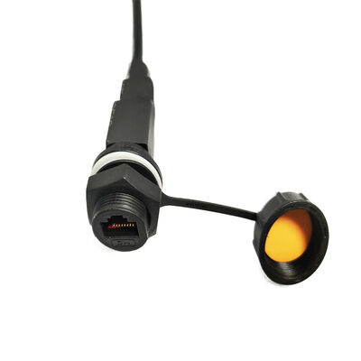 kaufen M20 Schraubtyp Wasserdicht IP67 RJ45 Stecker Datensignal Sicheres Netzwerk Flugzeugstecker Online-Herstellung