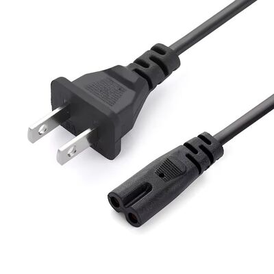 kaufen UL-zertifizierter US-2-Pin-Stecker, 1,5 m schwarz Online-Herstellung