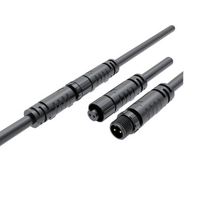 IP68 Nylonbeschichtete M8 wasserdichte männliche weibliche Verbindung für intelligente Steuerung von landwirtschaftlichen Maschinen