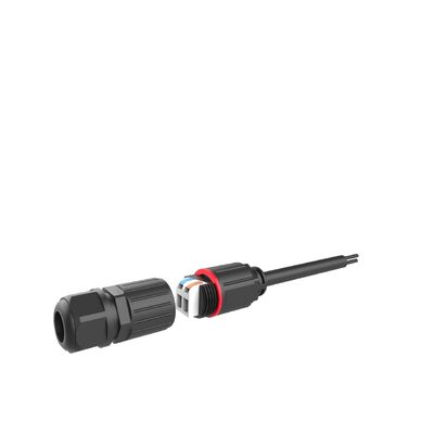 M20 IP67 wasserdichtes Datenanschluss mit leichtem Touch Quick Card Press für 2 Kernanwendungen