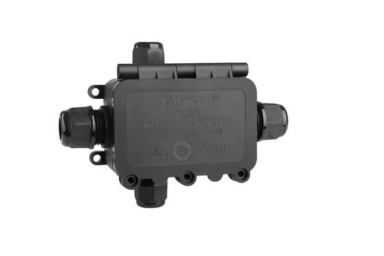 Wasserdichte Spaltungsknotenbox 1 Eingang 3 Ausgänge Integrierte IP68